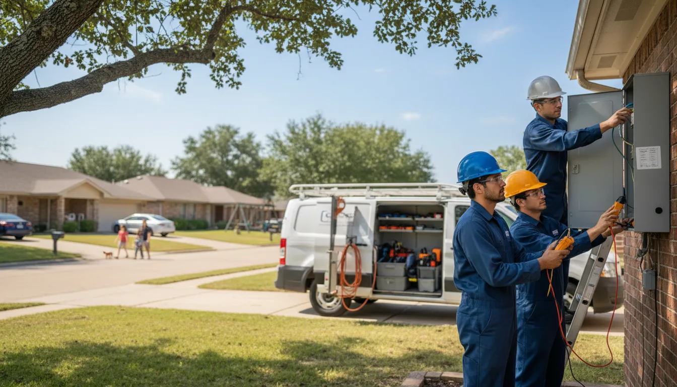 Certified electrician providing emergency electrical services in Grampian, PA